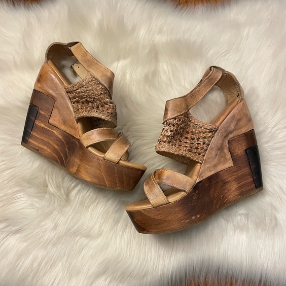 Bed Stu Petra Wedges Size 9.5 - Picture 2 of 7